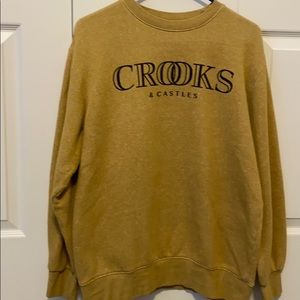 Crooks & Castle Old Gold Crew Neck